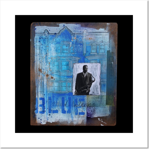 John Coltrane "Blue Meditations" Wall Art by todd_stahl_art